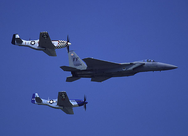 F-15 & P-51