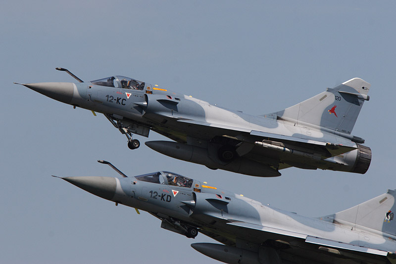Mirage2000 Formation takeoff