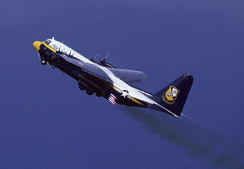 C-130 Fat Albert with JATO and Vapor Ring