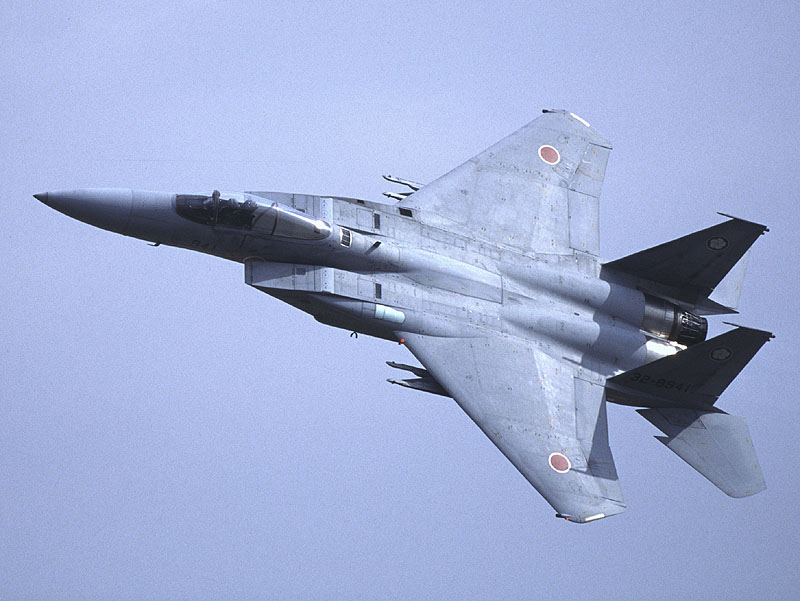 F-15J takeoff and Turn