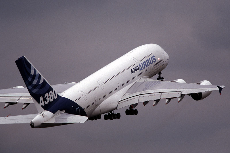 A380 take off
