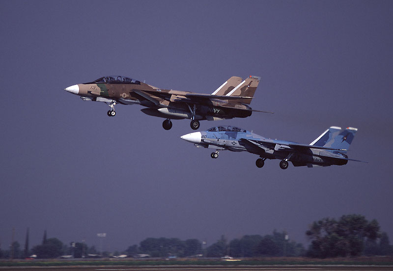F-14 formation takeoff