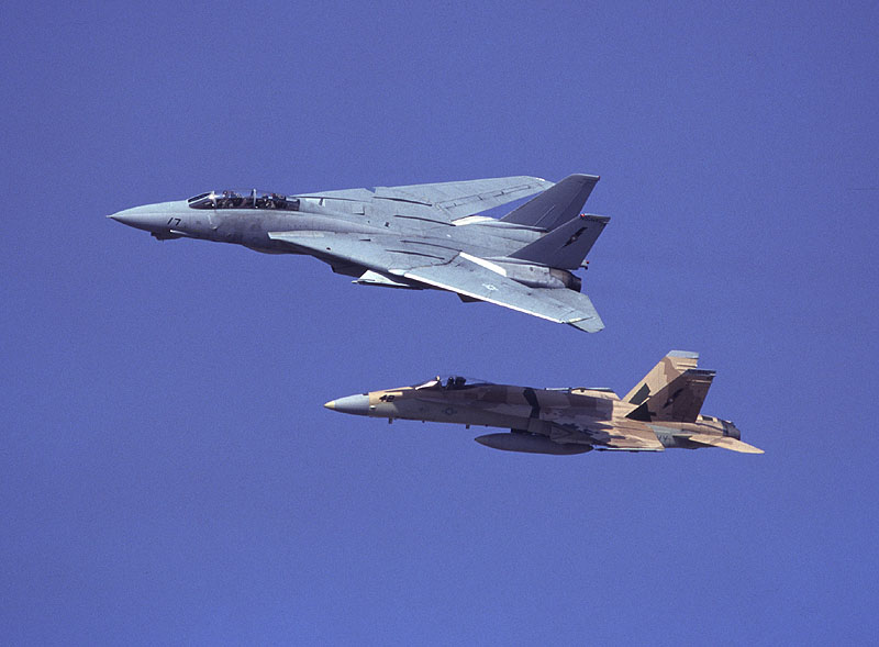 F-14 and F/A-18